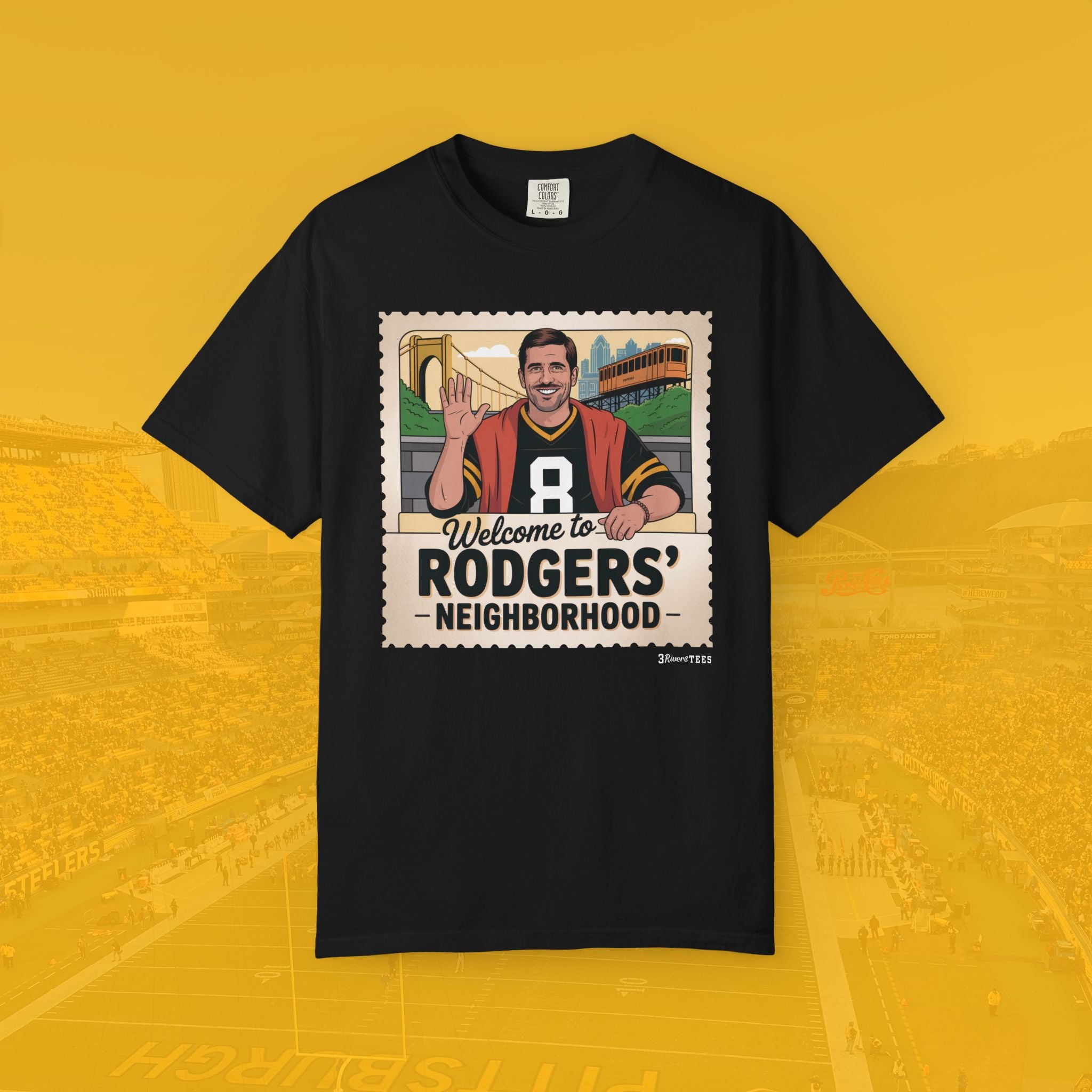 Aaron Rodgers' Neighborhood Tee – 3RiversTees