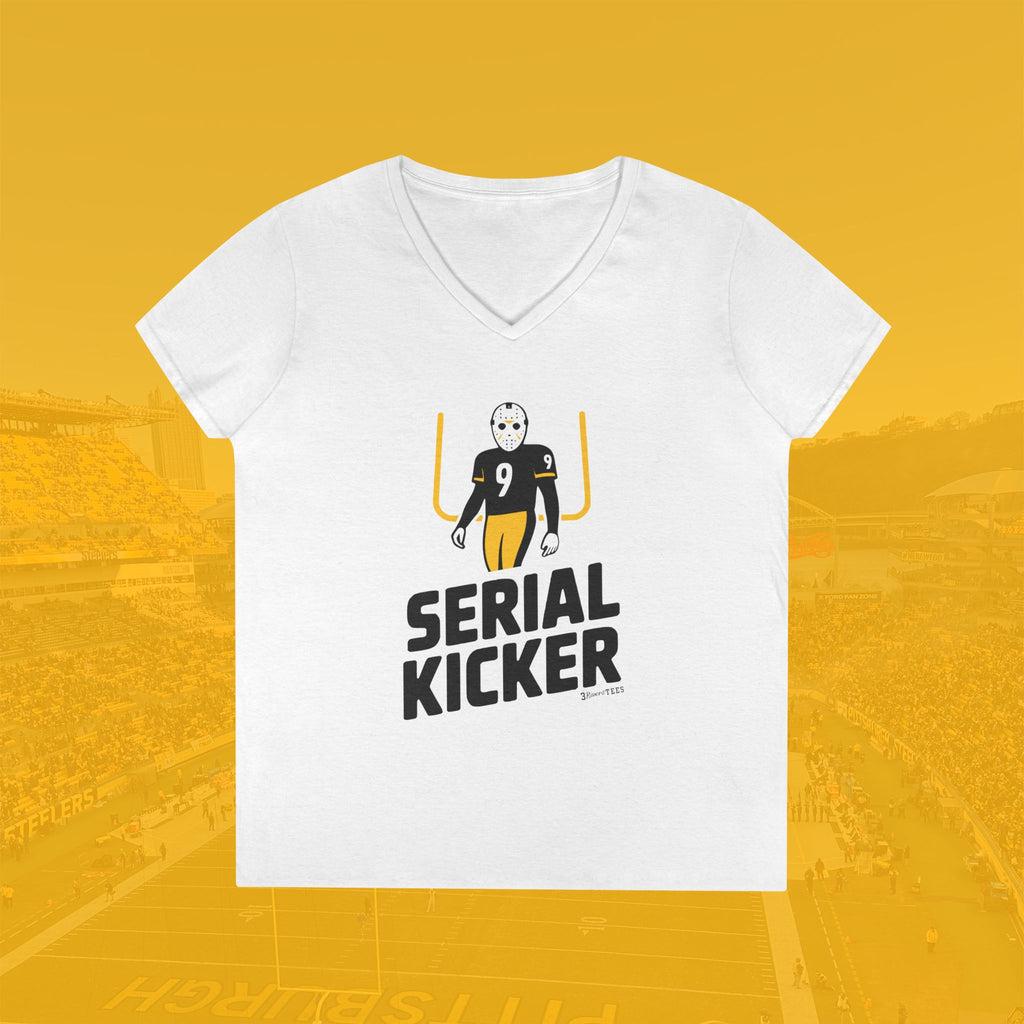 Women's V-Neck Serial Kicker Tee