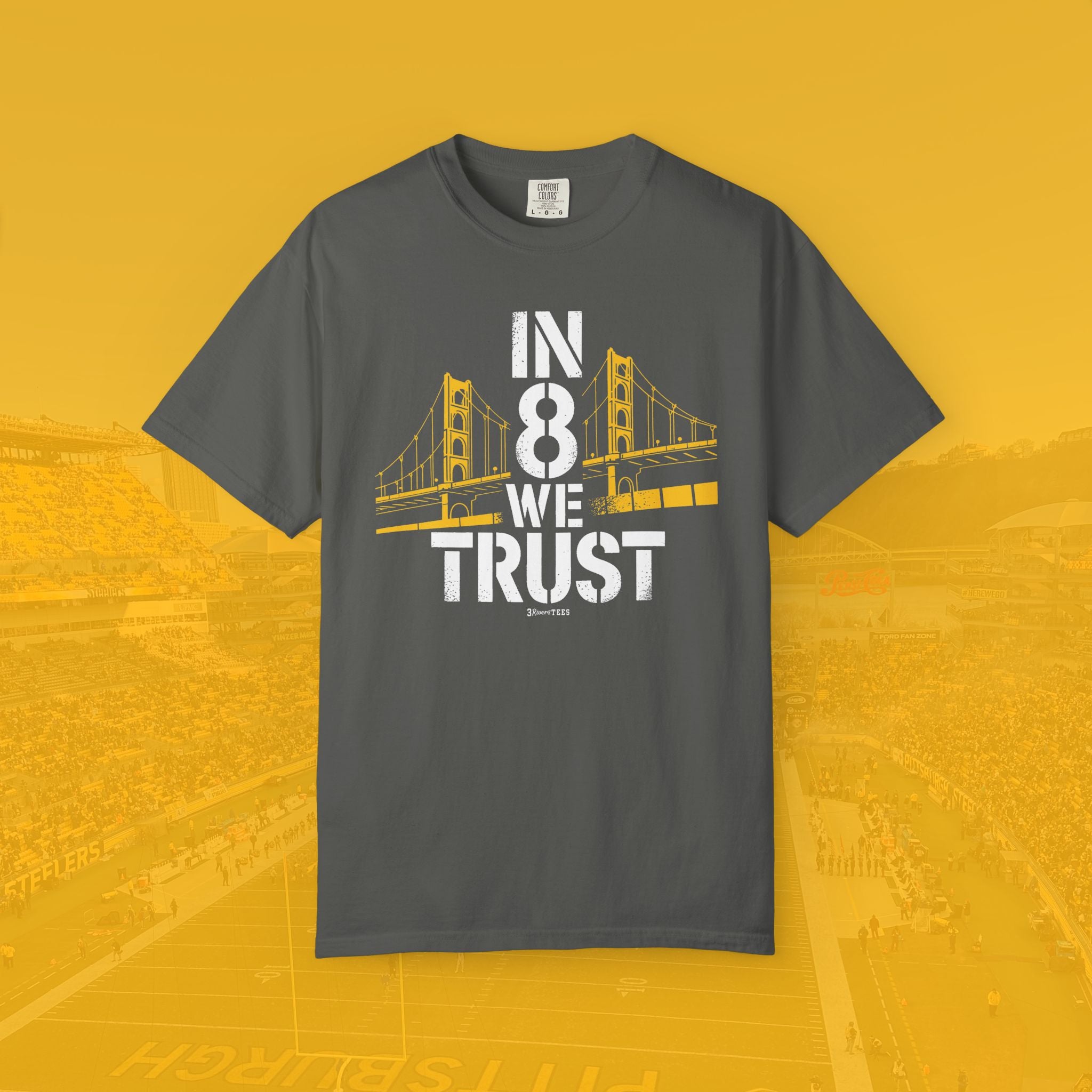 In 8 We Trust Tee - Steel Edition