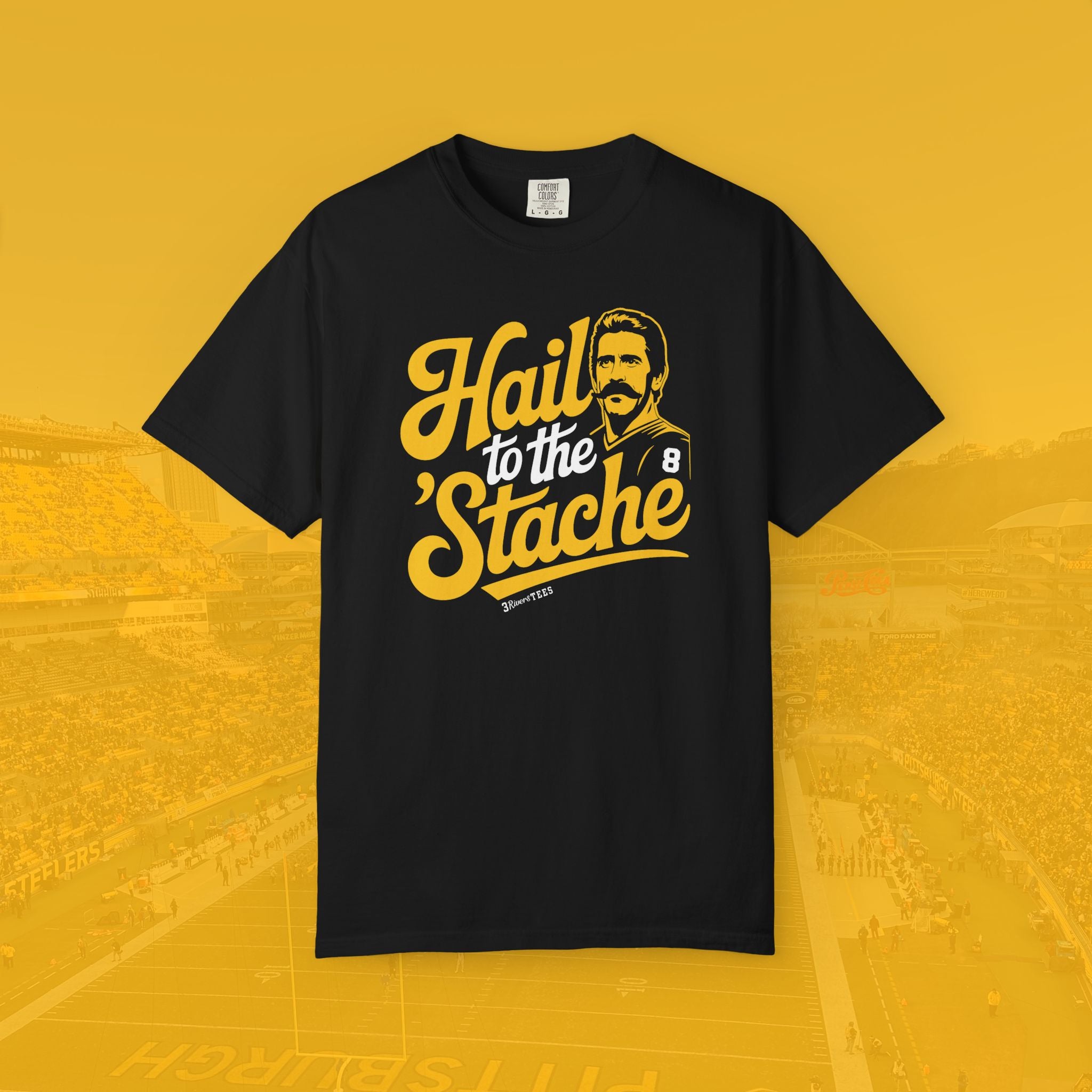 Hail to the 'Stache Tee
