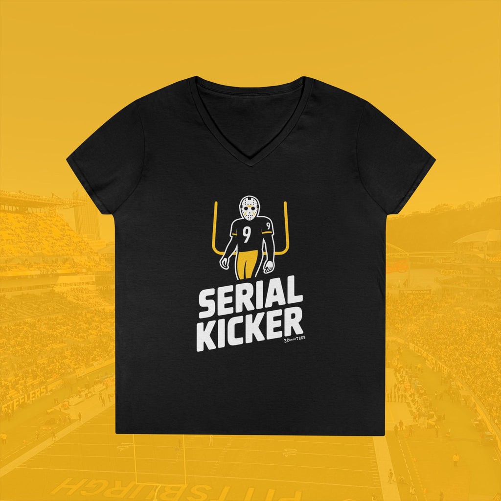 Women's V-Neck Serial Kicker Tee
