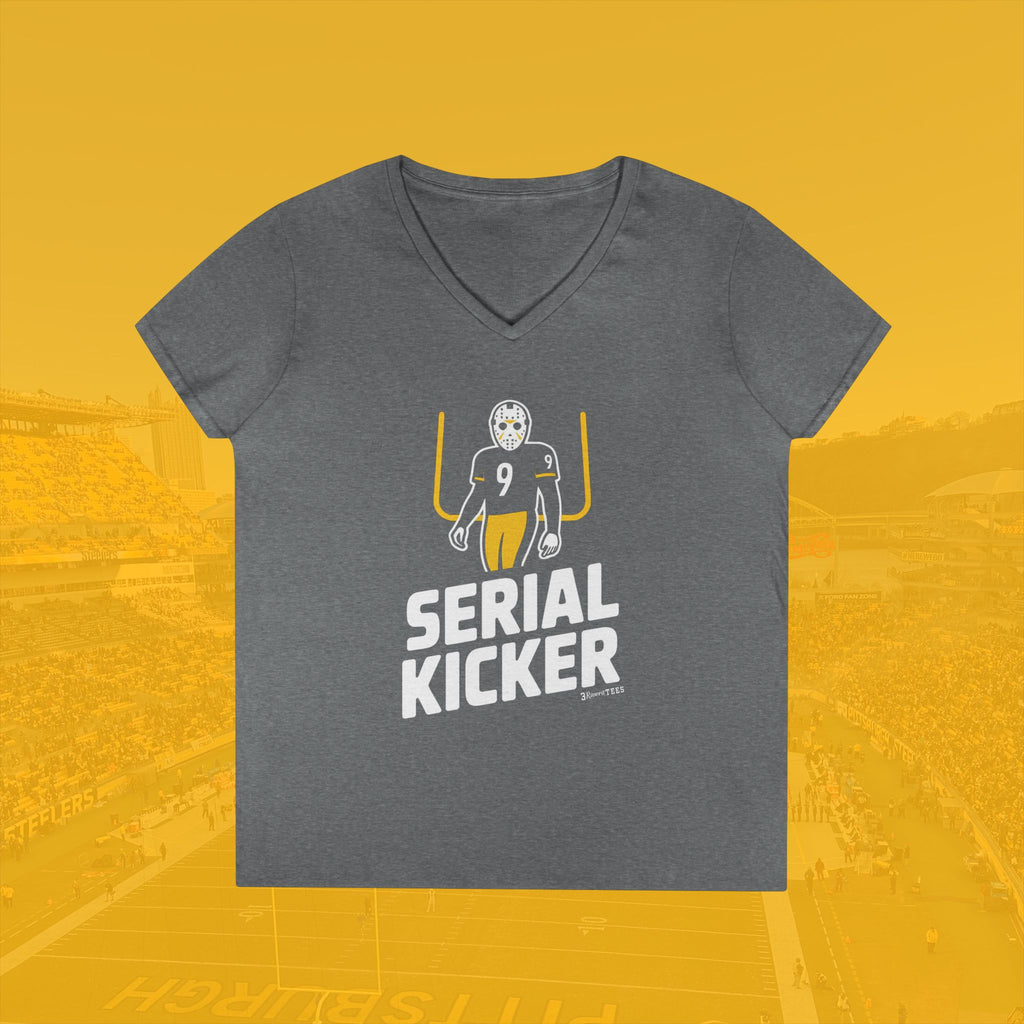 Women's V-Neck Serial Kicker Tee