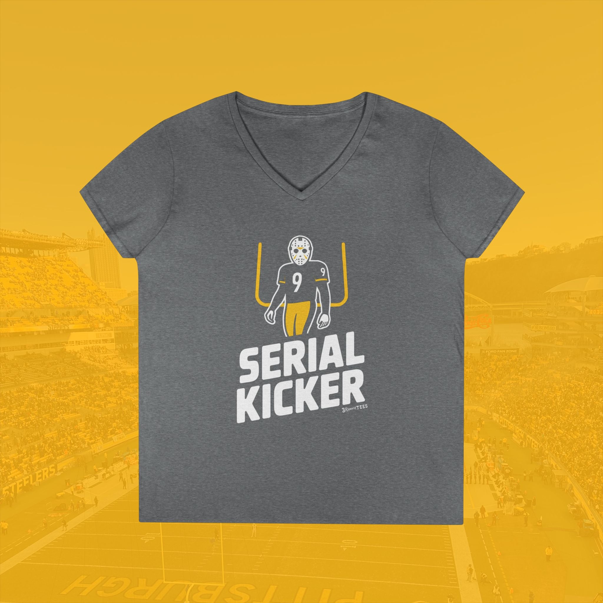 Women's V-Neck Serial Kicker Tee