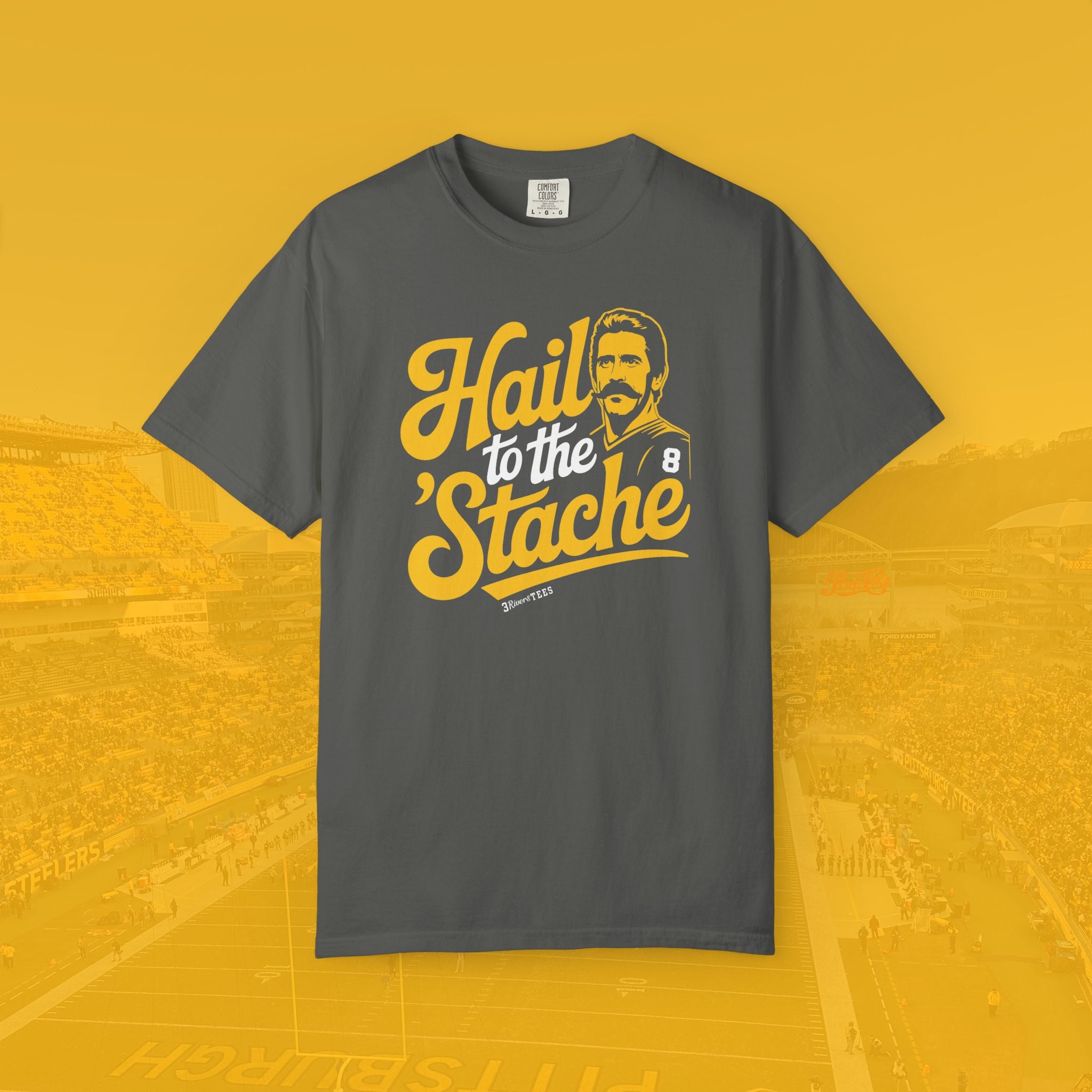 Hail to the 'Stache Tee