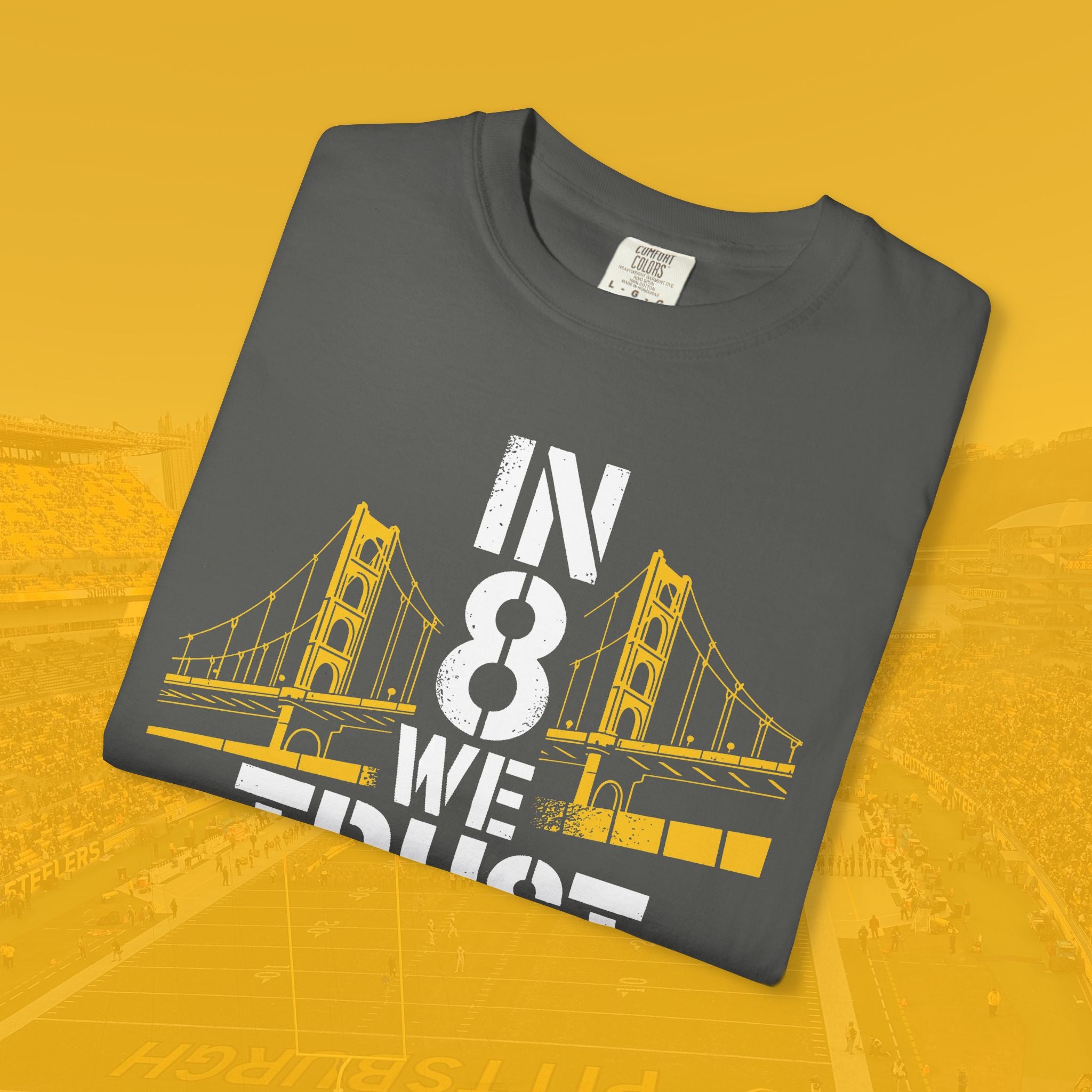 In 8 We Trust Tee - Steel Edition