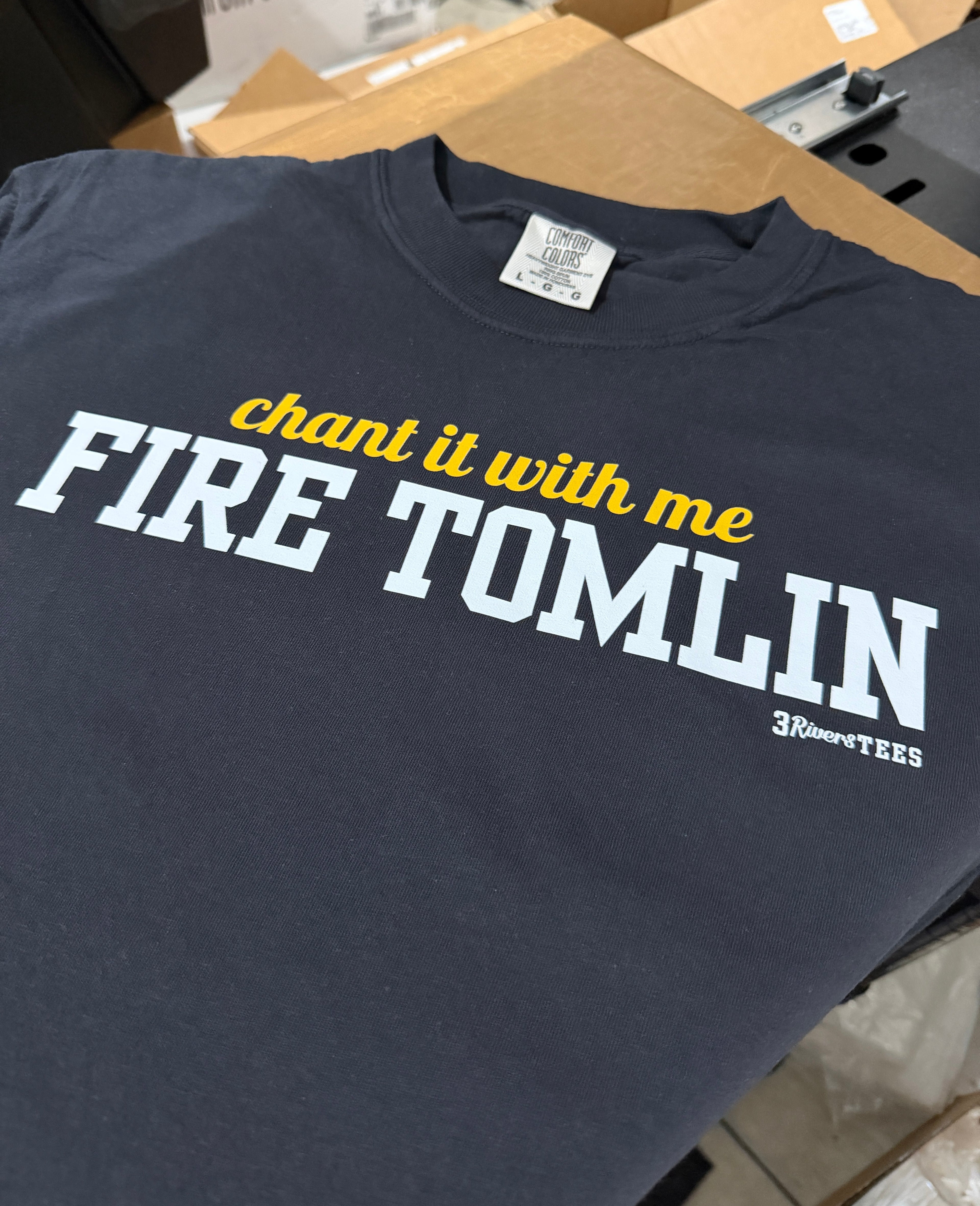 Fire Tomlin Chant Tee